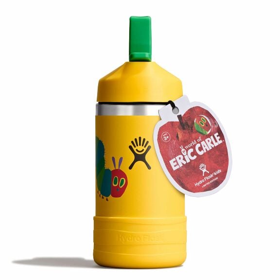 kids-12-oz-bottle-world-of-eric-carletm-v3 le26-w12-1000-kids-12-oz-wide-straw-cap-and-boot-yellow-caterpillar-straight-lid-open-withtag.jpg